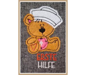 Stickdatei - Aua Bär Doodle